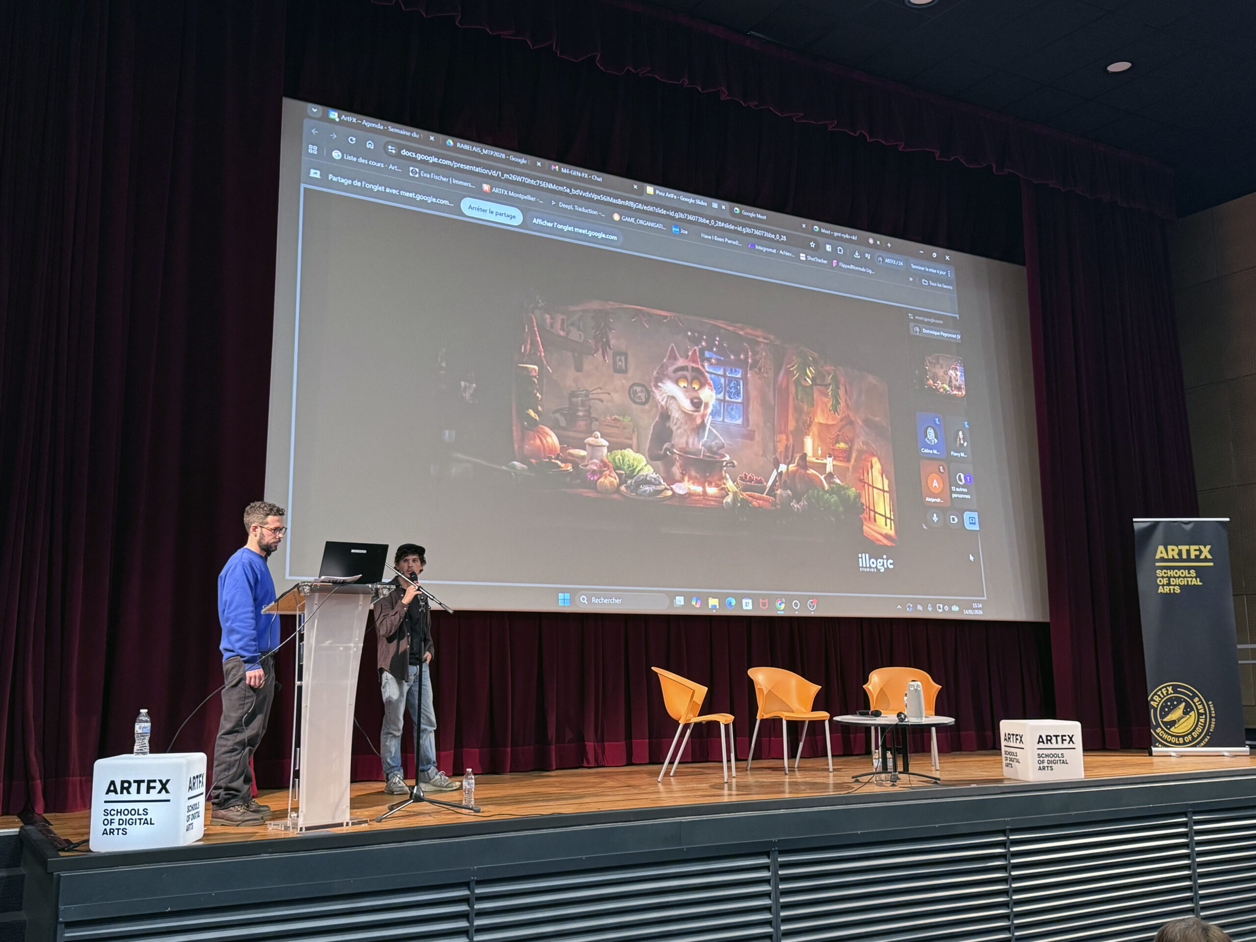 Masterclass d'Illogic à ARTFX